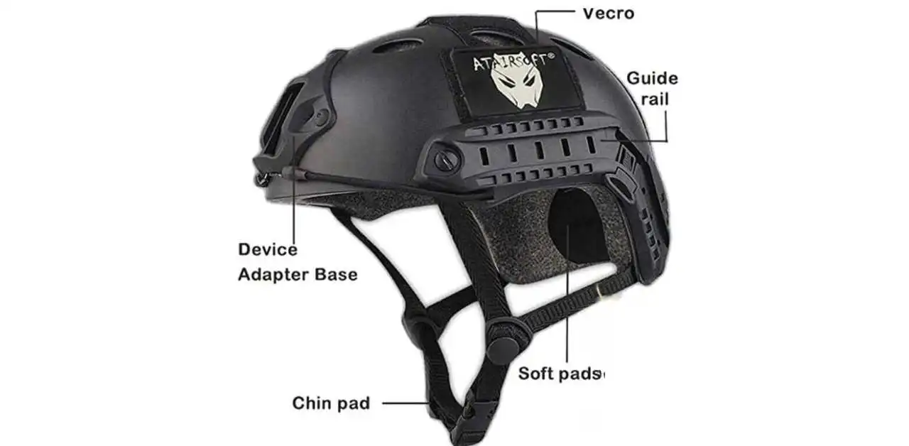 ATAIRSOFT PJ Type Tactical Paintball Airsoft Helmet