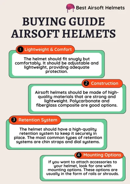 BUYING GUIDE AIRSOFT HELMET